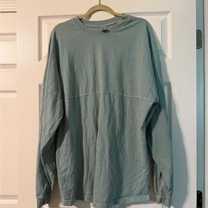 Classic Men's Long-Sleeve Tee in Sage Green